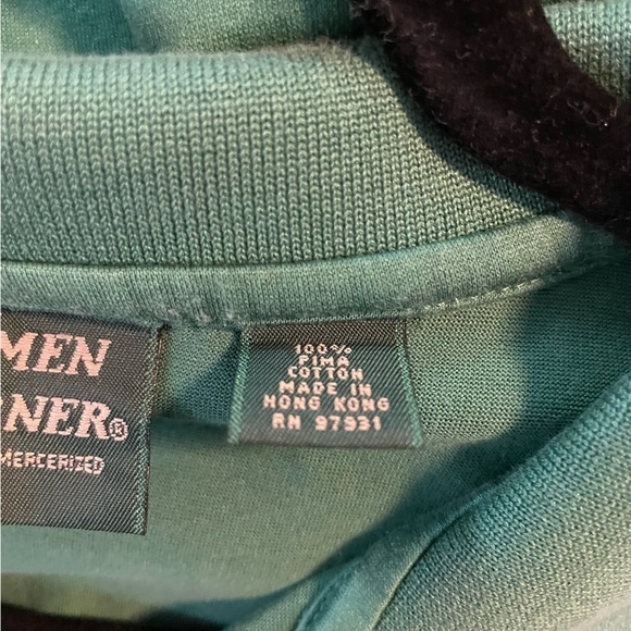 Amen‎ Corner Masters Golf Green Polo Map and Flag Short Sleeve Size XL - Picture 5 of 6